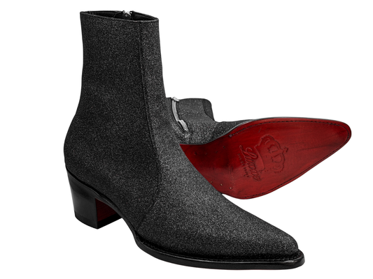 BLACK GLITTER (SUELA ROJA)