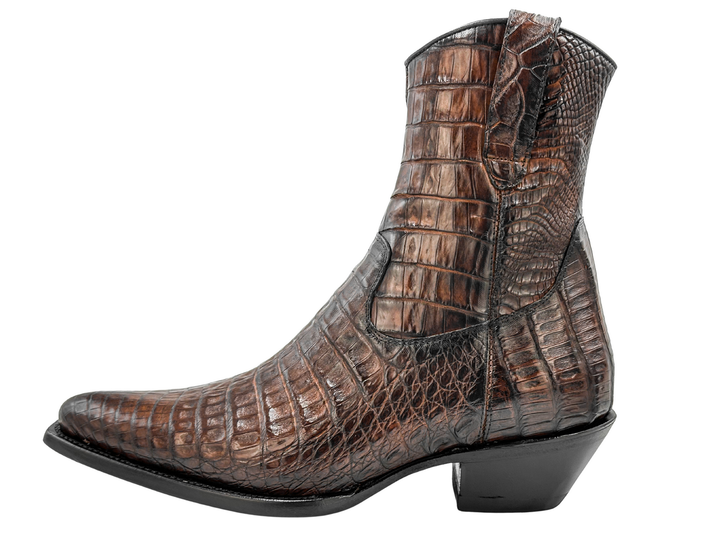 BROWN WESTERN CROCO