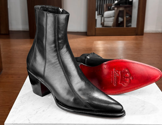 BLACK VARSOVIA (SUELA ROJA) 60MM