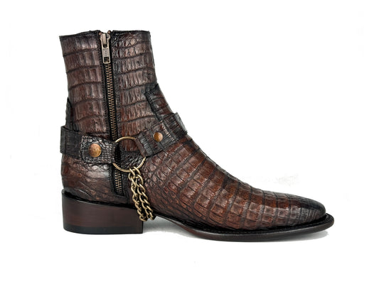 BROWN CROCODILE LISBOA (25MM)