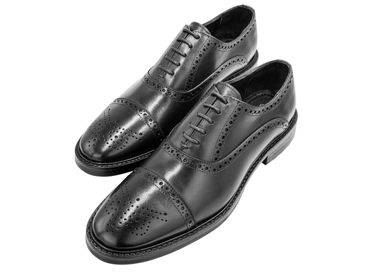 BLACK BLUCHER BROGUE