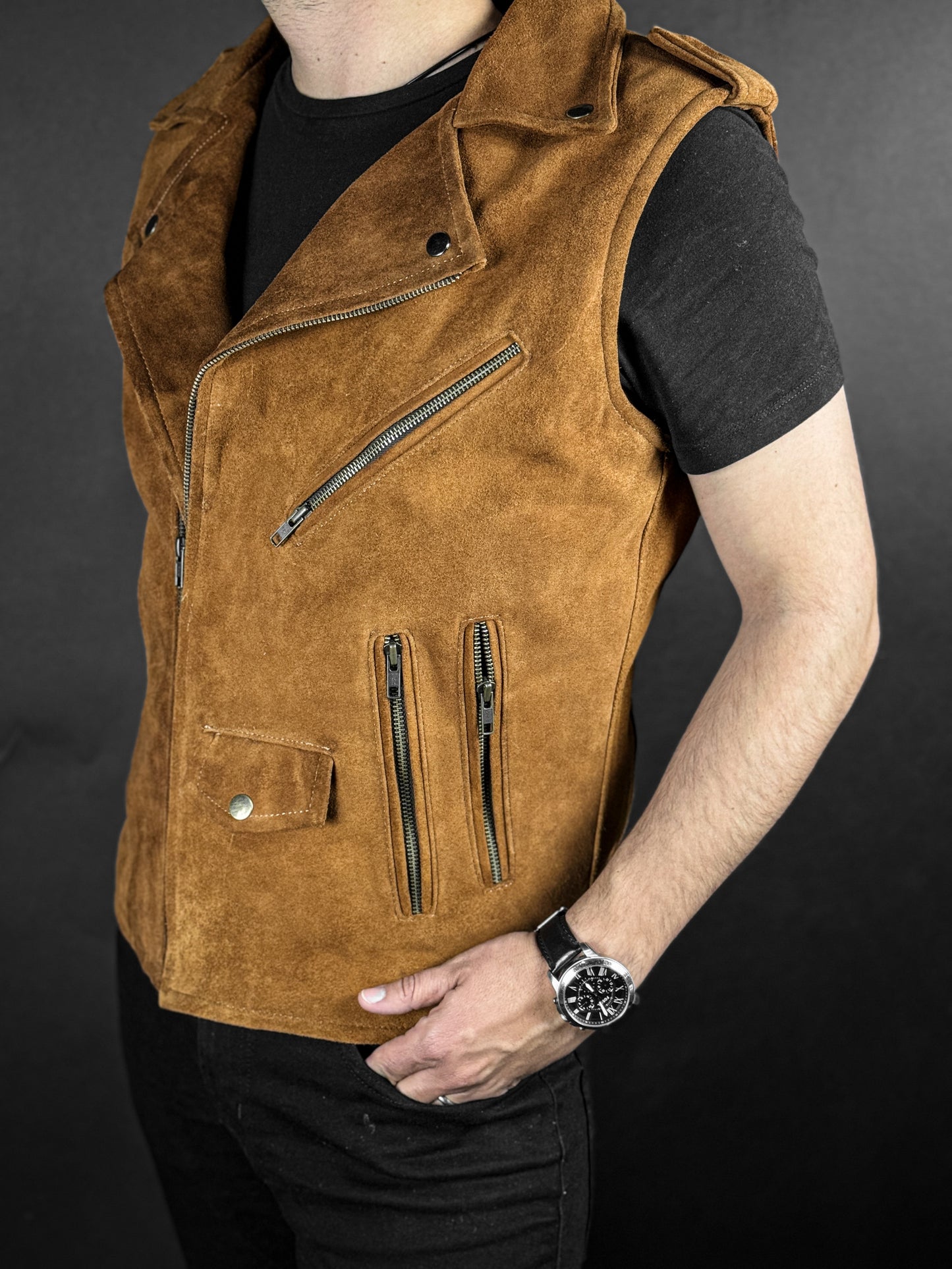 SUEDE VEST