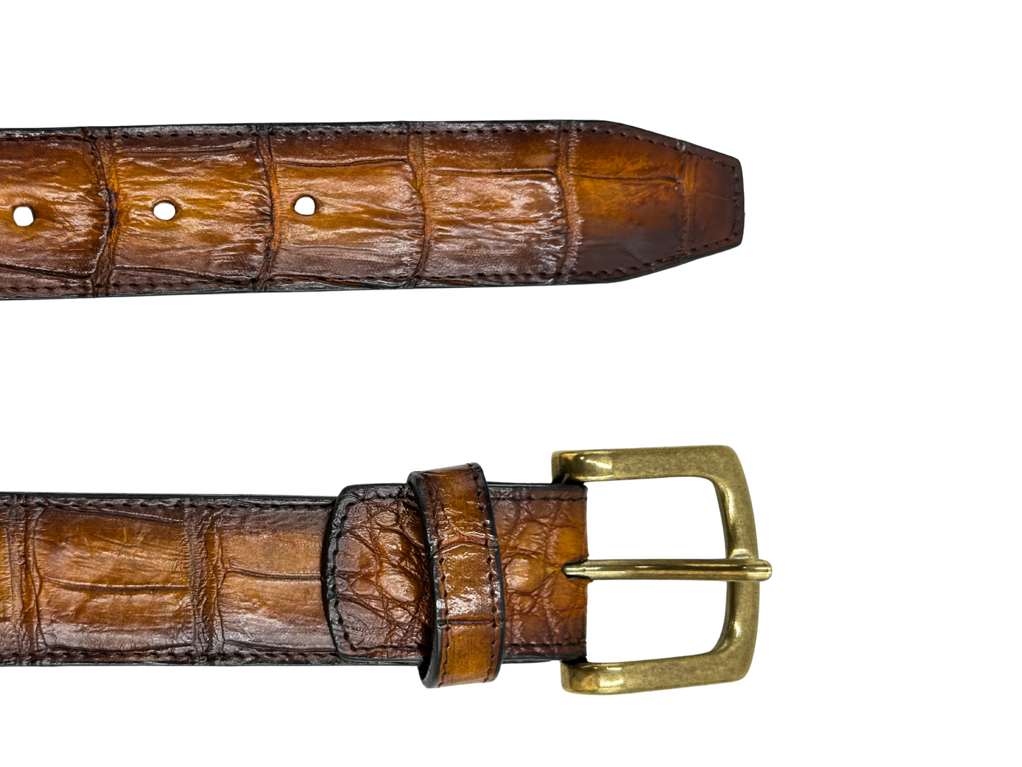 HONEY CROCO BELT