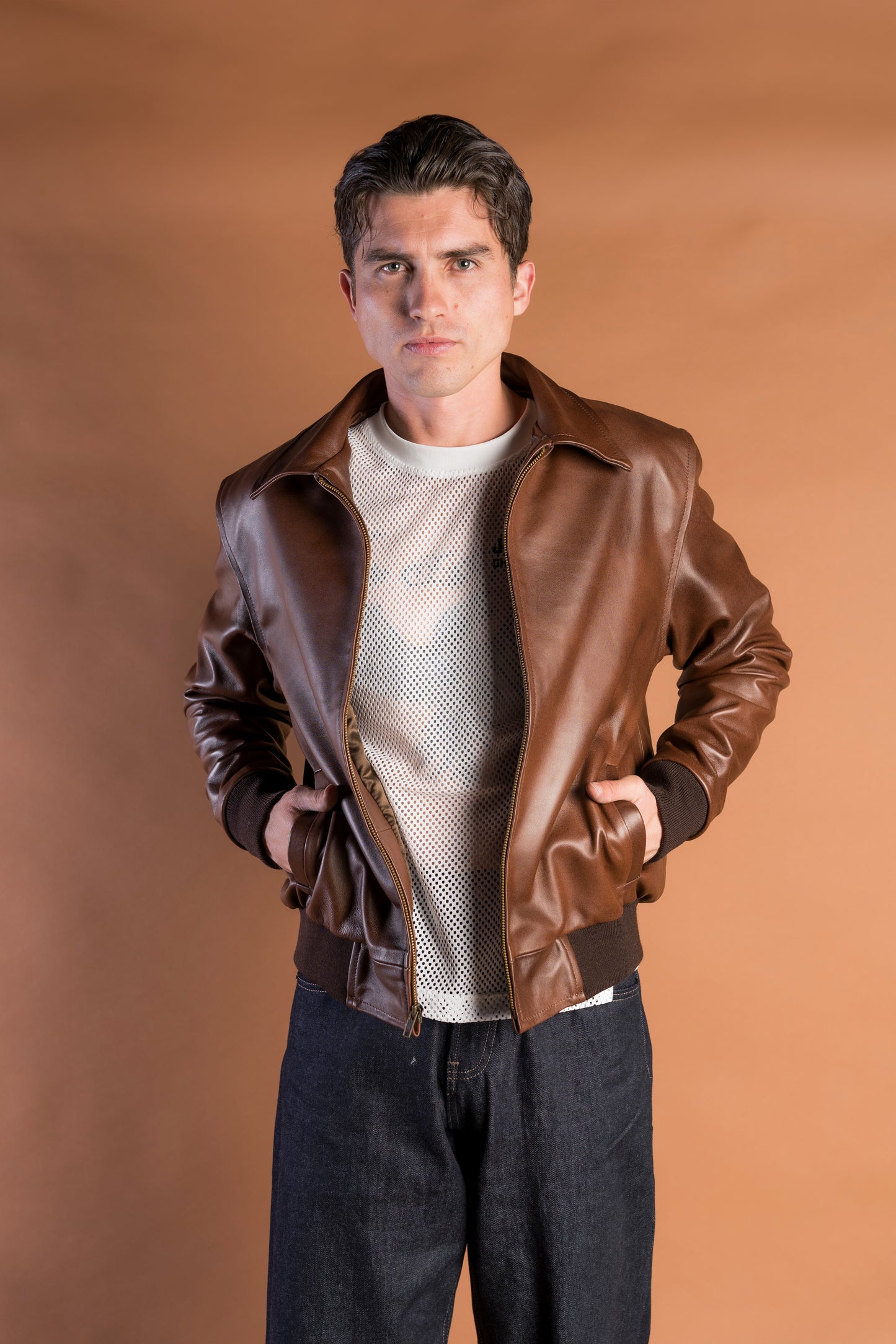 BROWN BOMBER AVIATOR