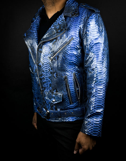 BLUE PYTHON BIKER