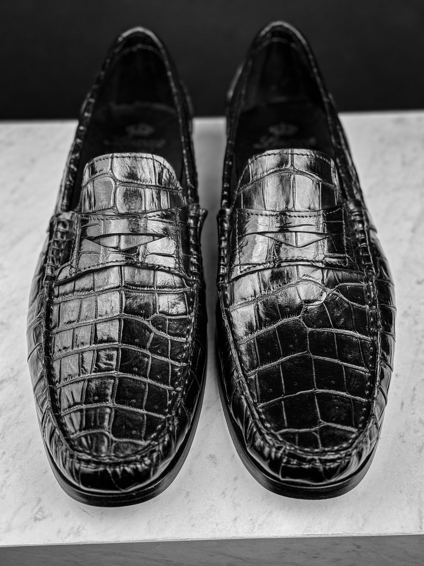 CROCO PENNY LOAFER