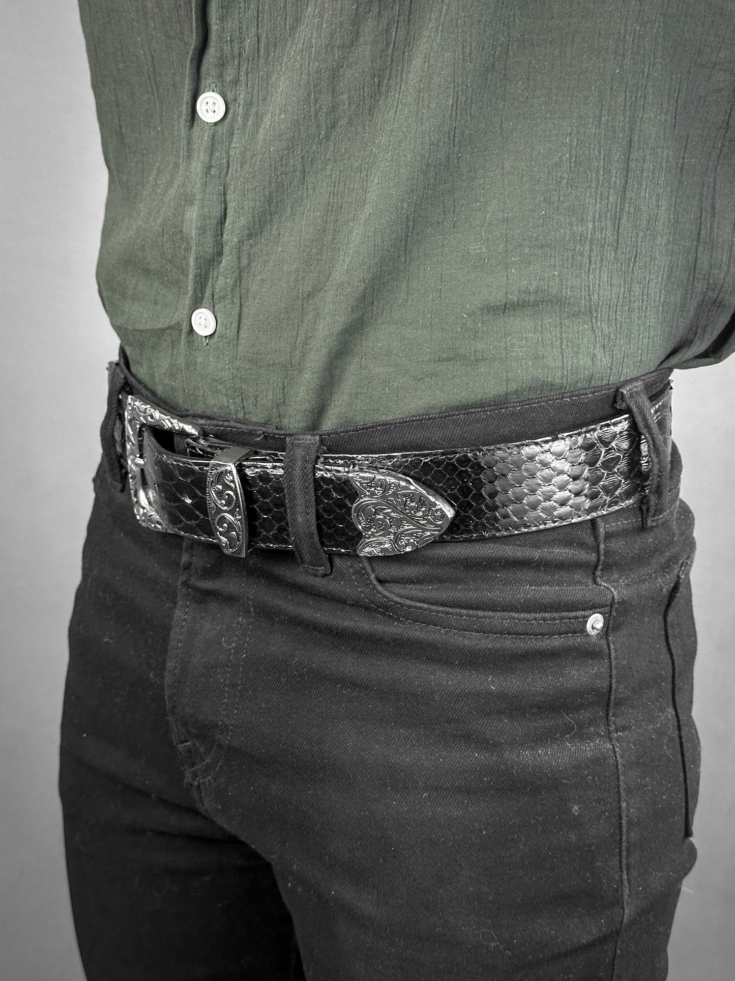 PYTHON WESTERN BELT