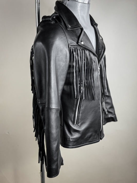 DOUBLE FRINGED BIKER