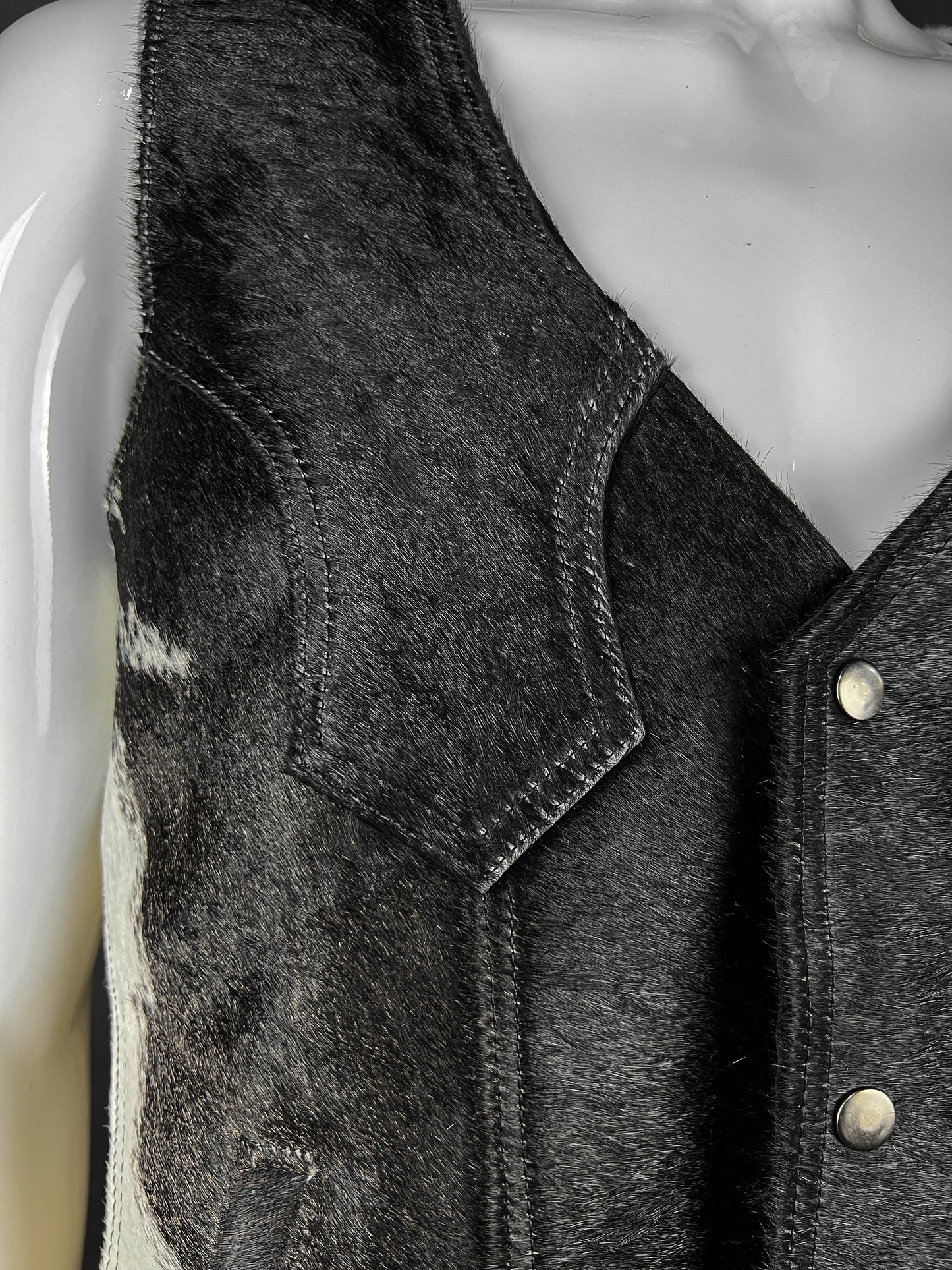 COWHAIR BROWN VEST