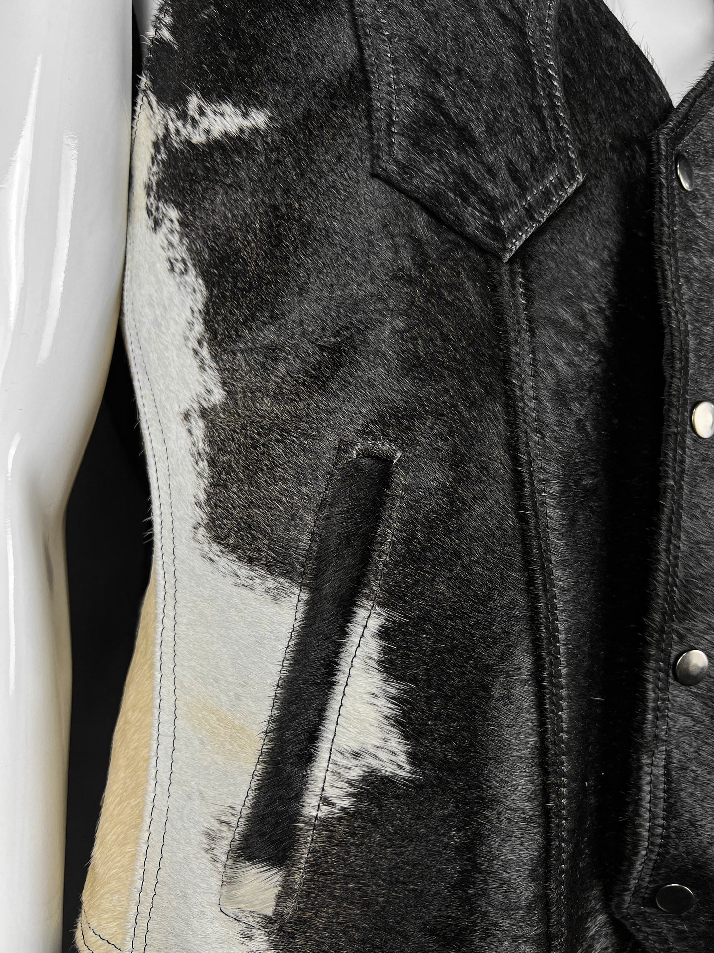 COWHAIR BROWN VEST