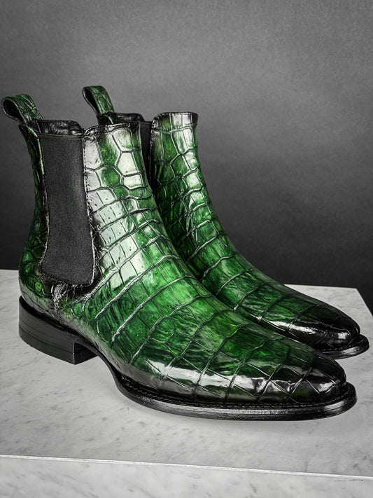 GREEN CROCO CHELSEA