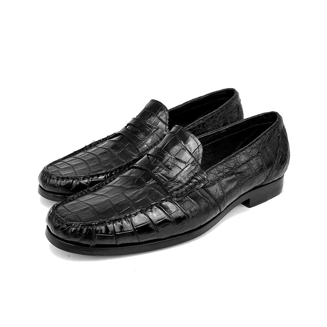 CROCO PENNY LOAFER