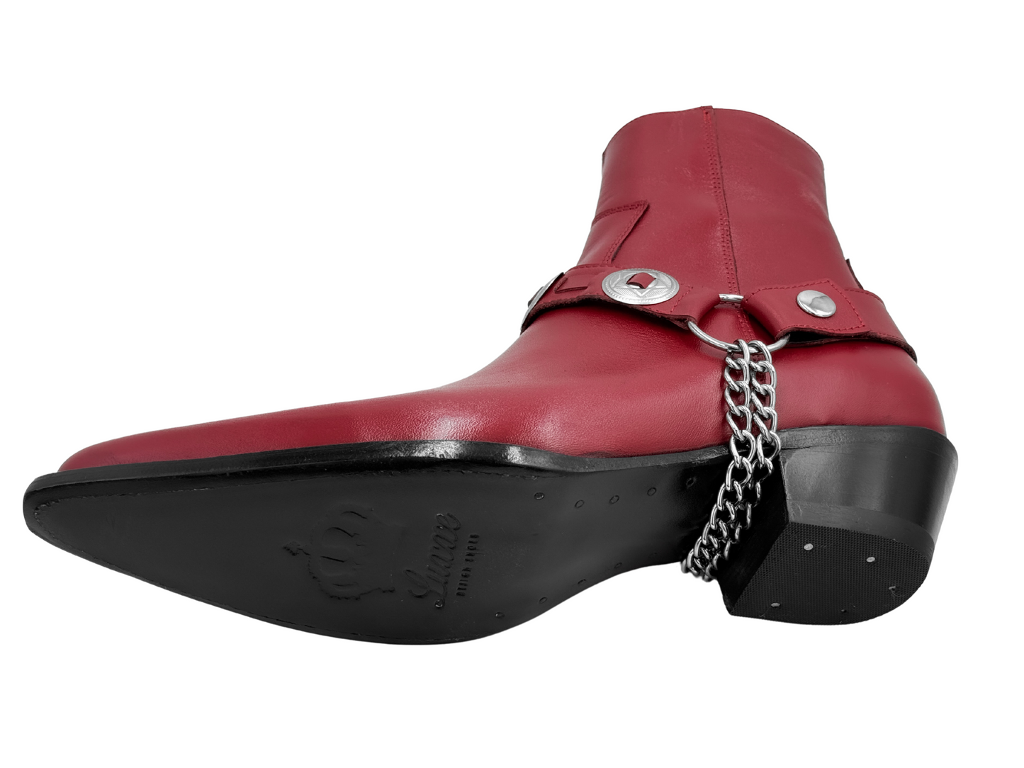 RED MUNICH BOOTS