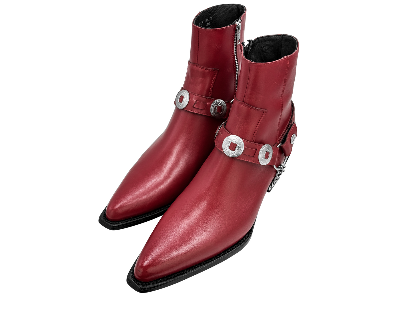 RED MUNICH BOOTS