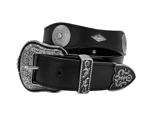 BLACK WESTERN BELT