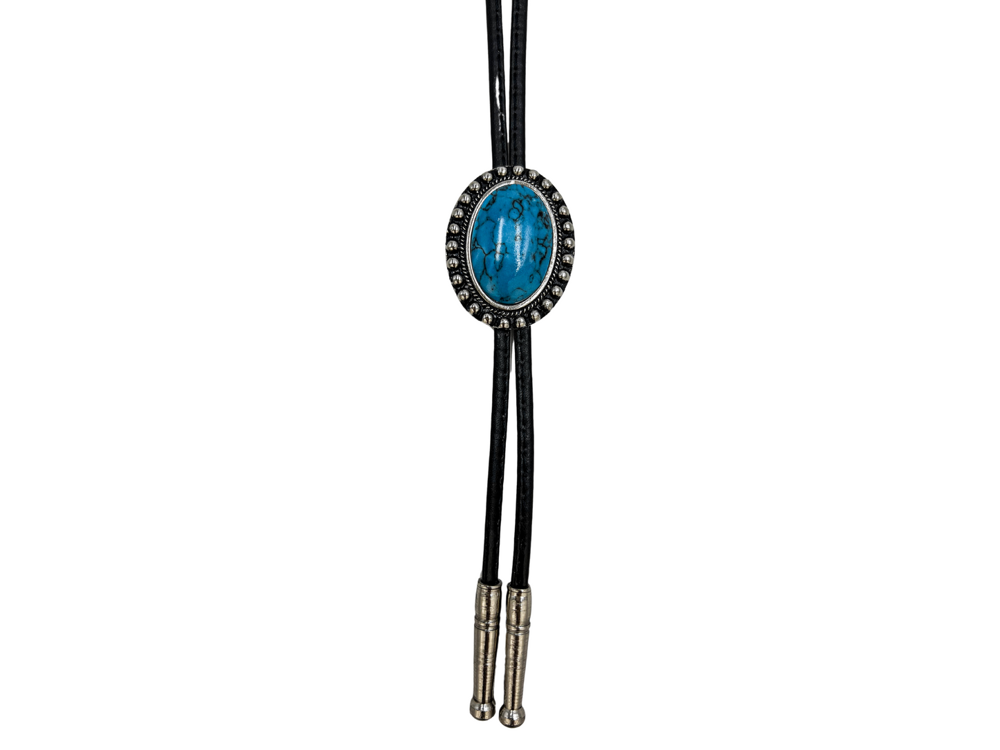 BOLO TIE BLUE BIG