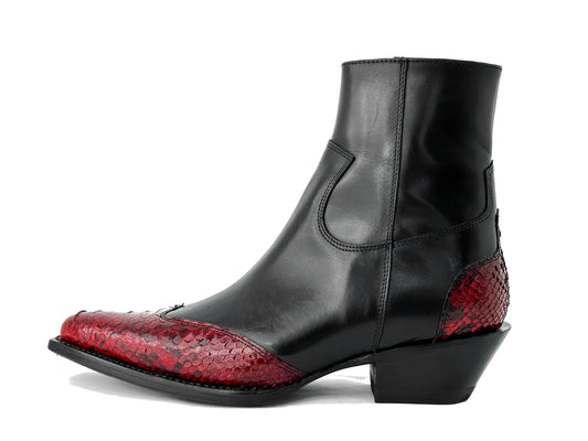 RED PYTHON AUSTIN BOOTS