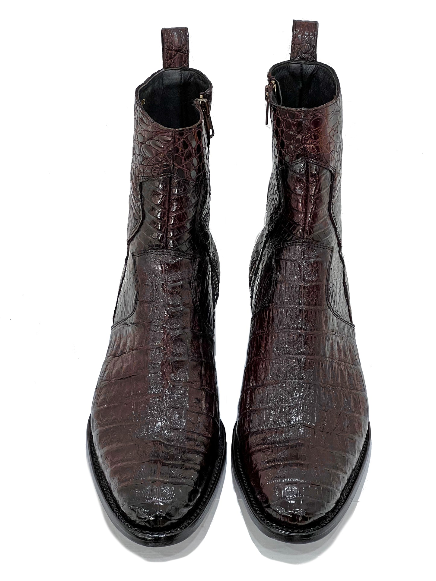 DARK BROWN CROCODILE MÁLAGA