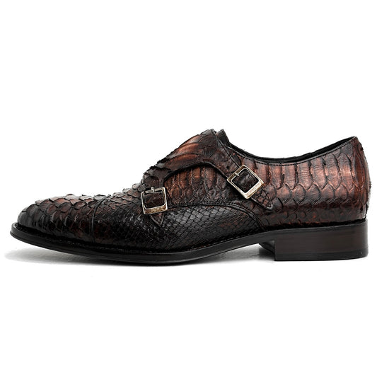 BROWN SNAKE MONKSTRAP