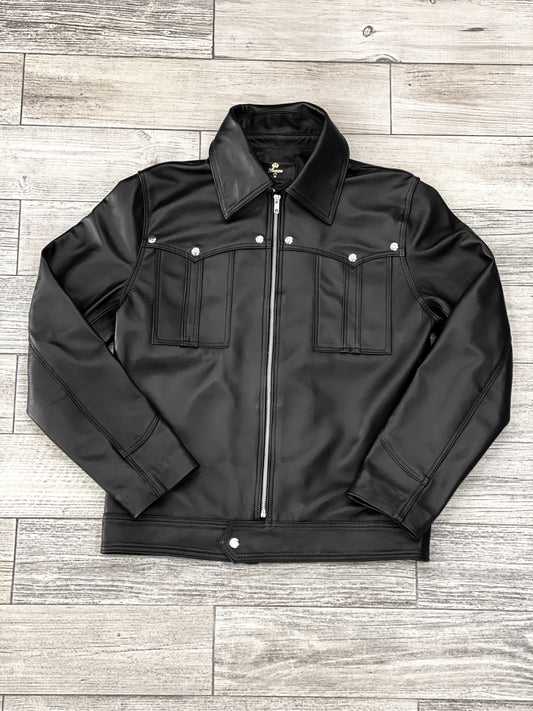 BLACK AVIATOR JACKET