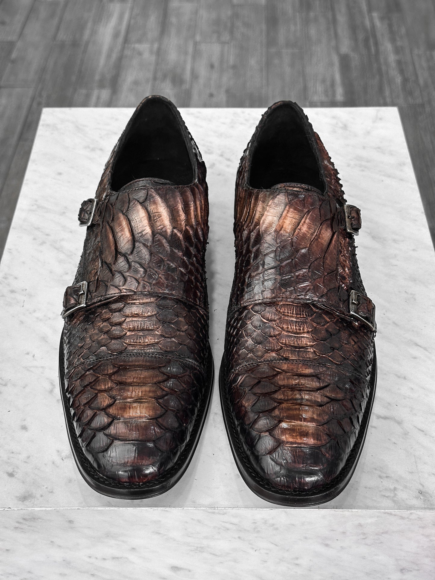 BROWN SNAKE MONKSTRAP