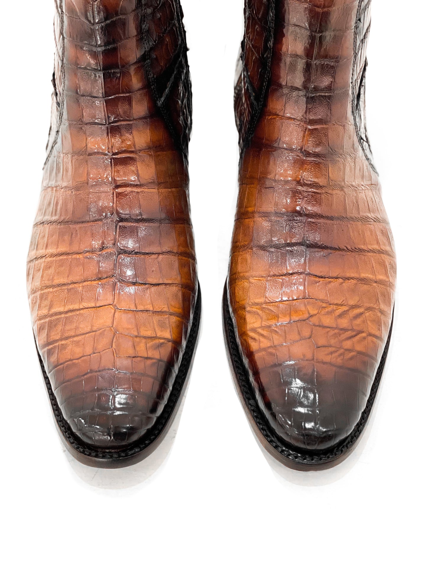 DARK BROWN CROCODILE ROMA