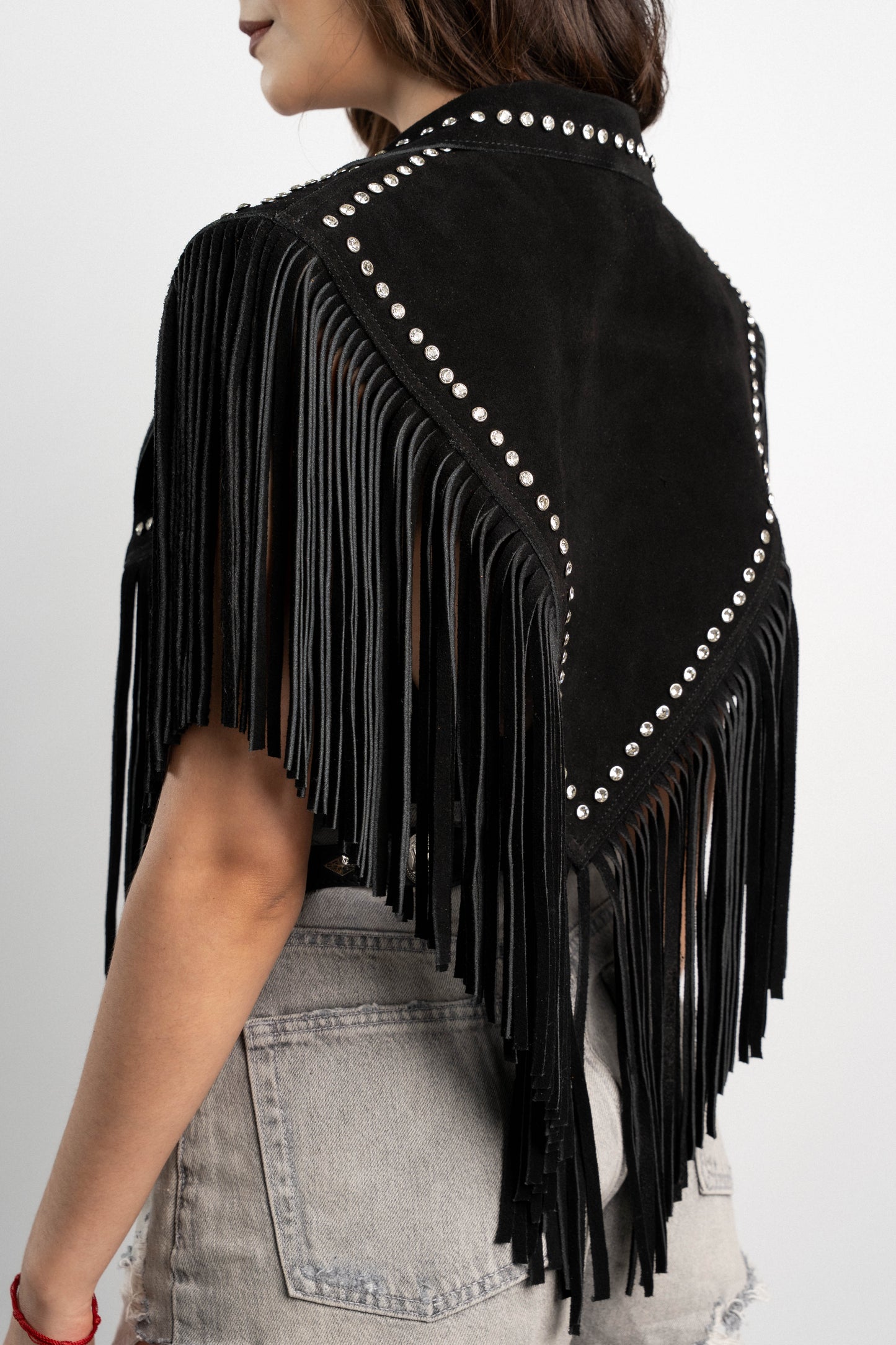 PONCHO FLECOS BRILLOS
