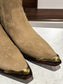 BEIGE WESTERN METAL