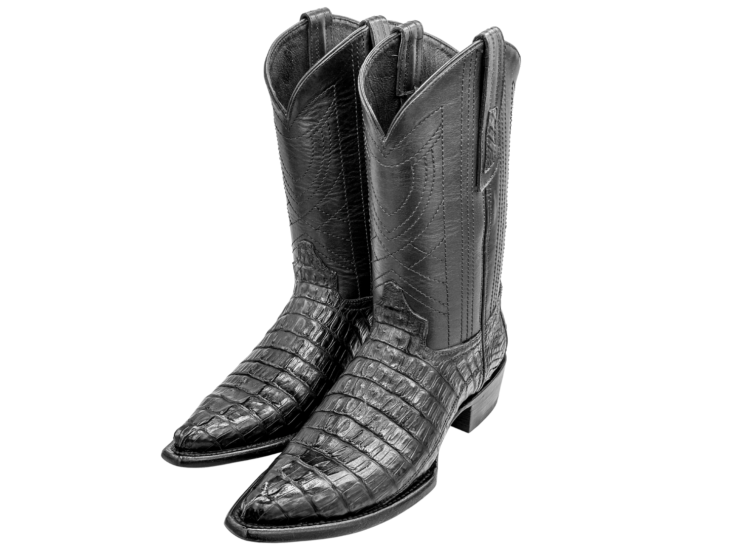 BLACK WESTERN COLA COCODRILO