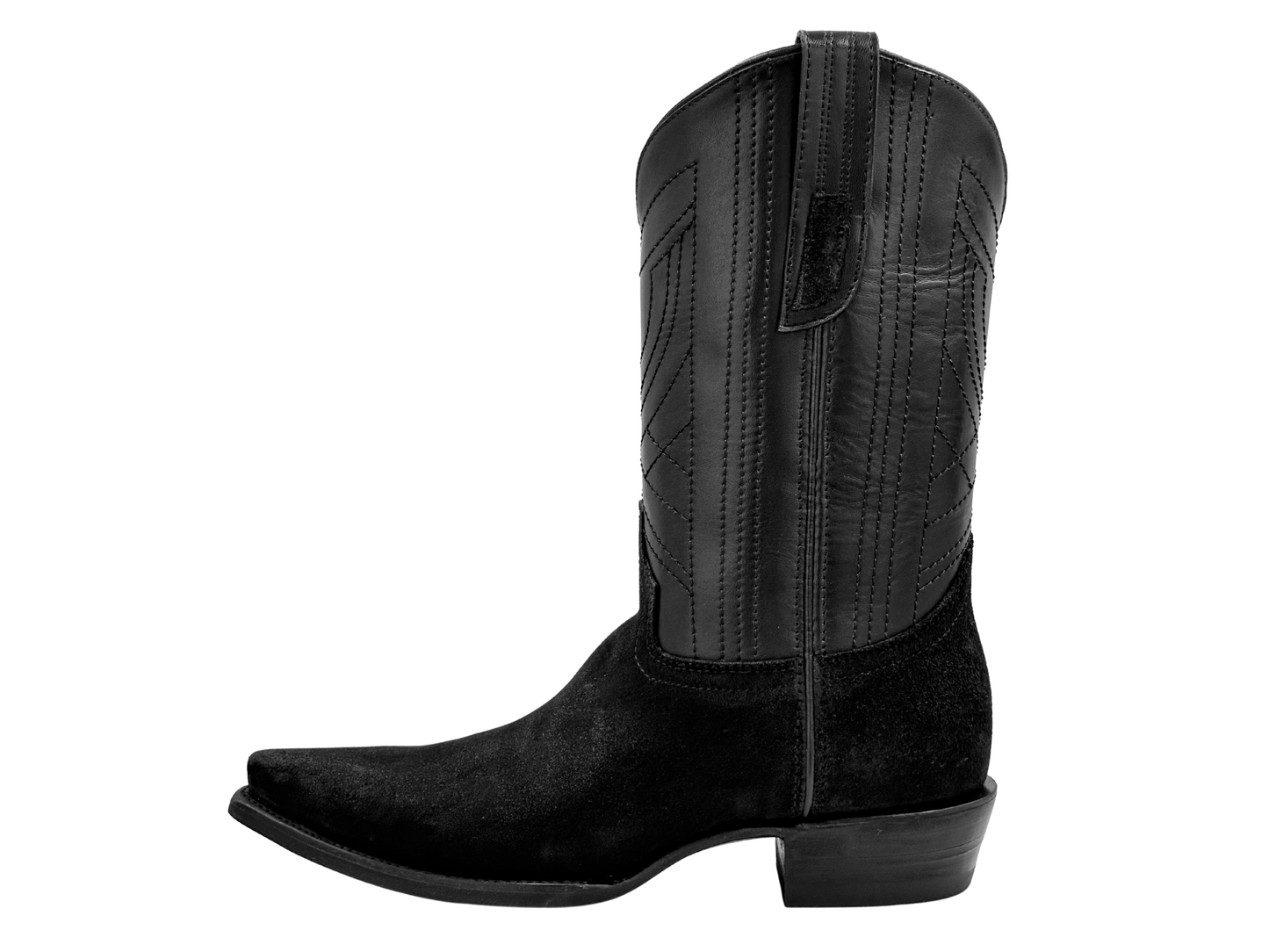 BLACK SUEDE WESTERN