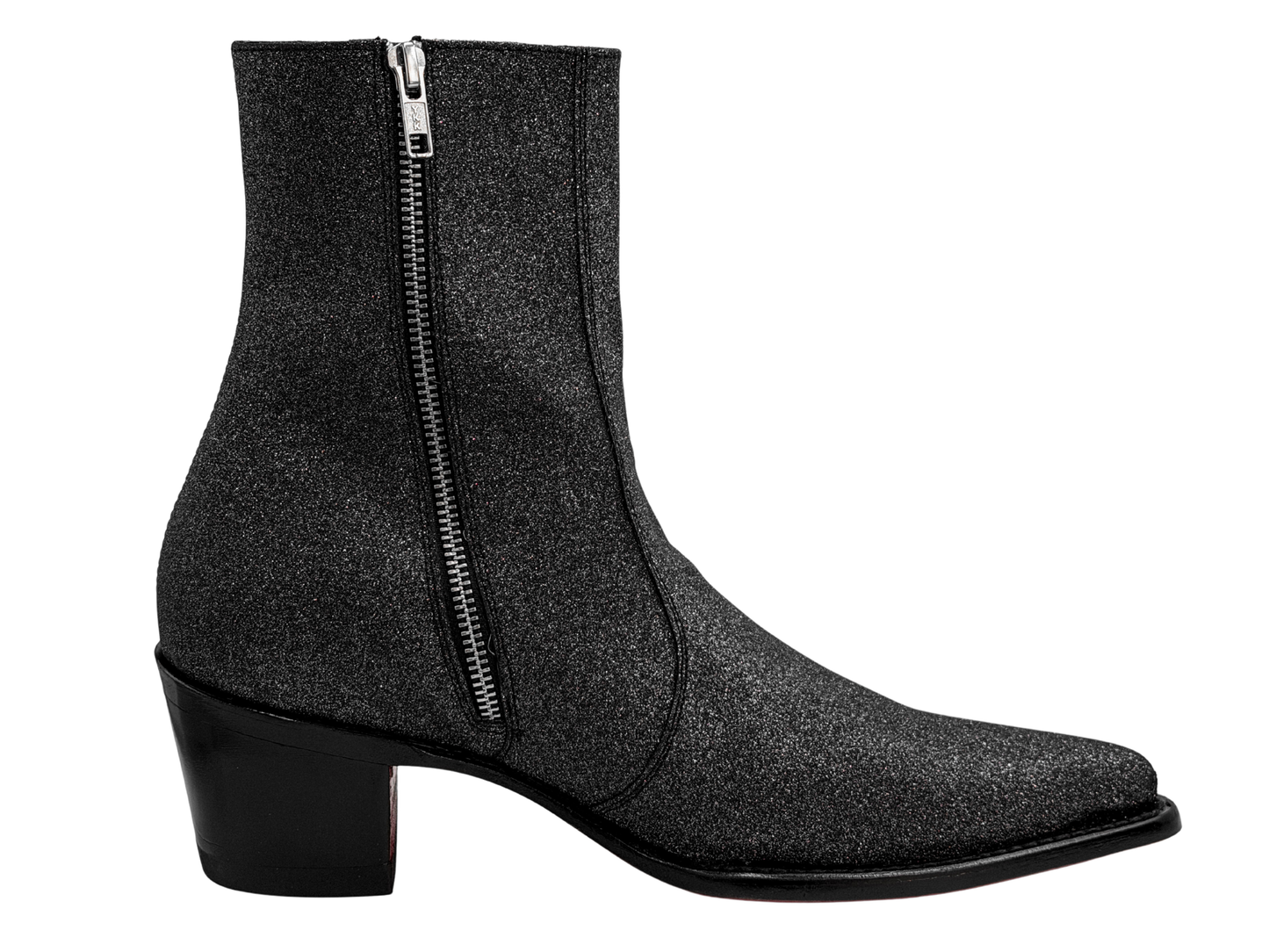 BLACK GLITTER (SUELA ROJA)