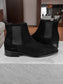BLACK SUEDE CHELSEA