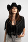 PONCHO FLECOS BRILLOS