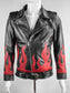 RED FLAMES BIKER