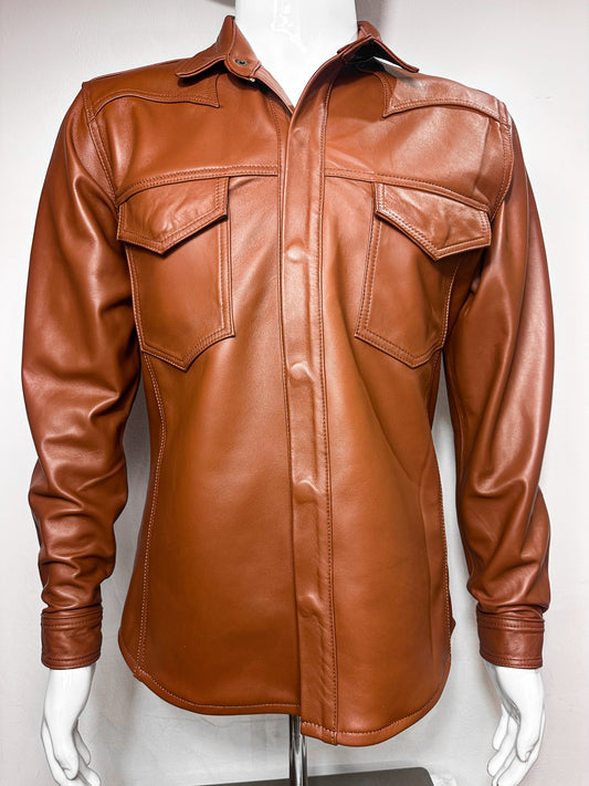 CARAMEL OVERSHIRT