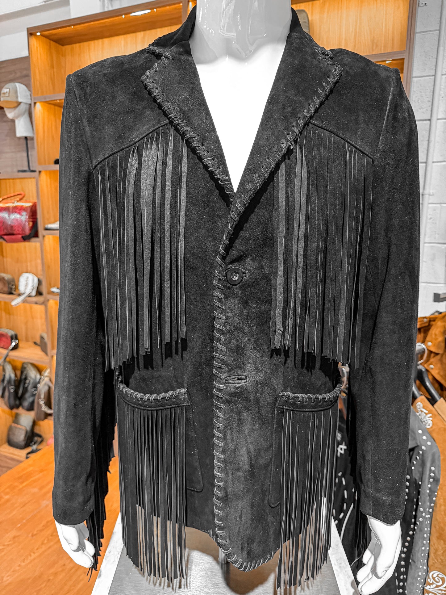 BLAZER FLECOS GAMUZA