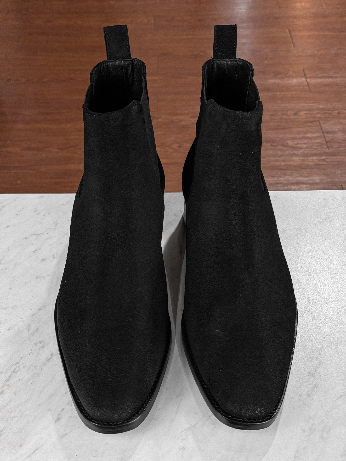 BLACK SUEDE CHELSEA