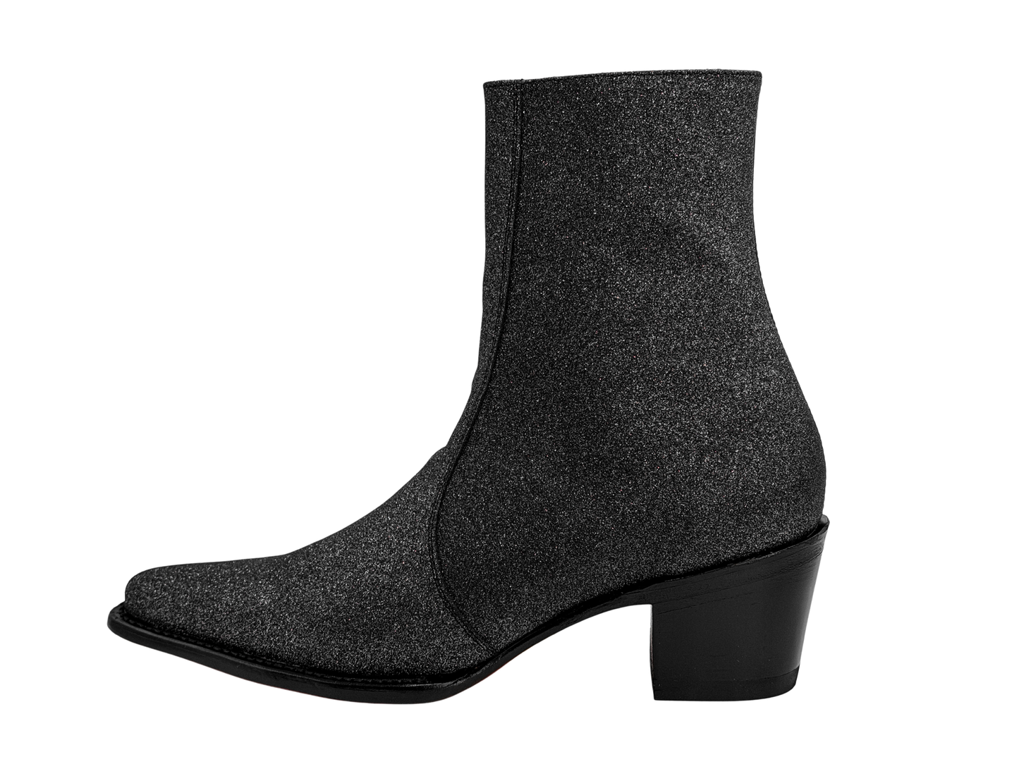 BLACK GLITTER (SUELA ROJA)