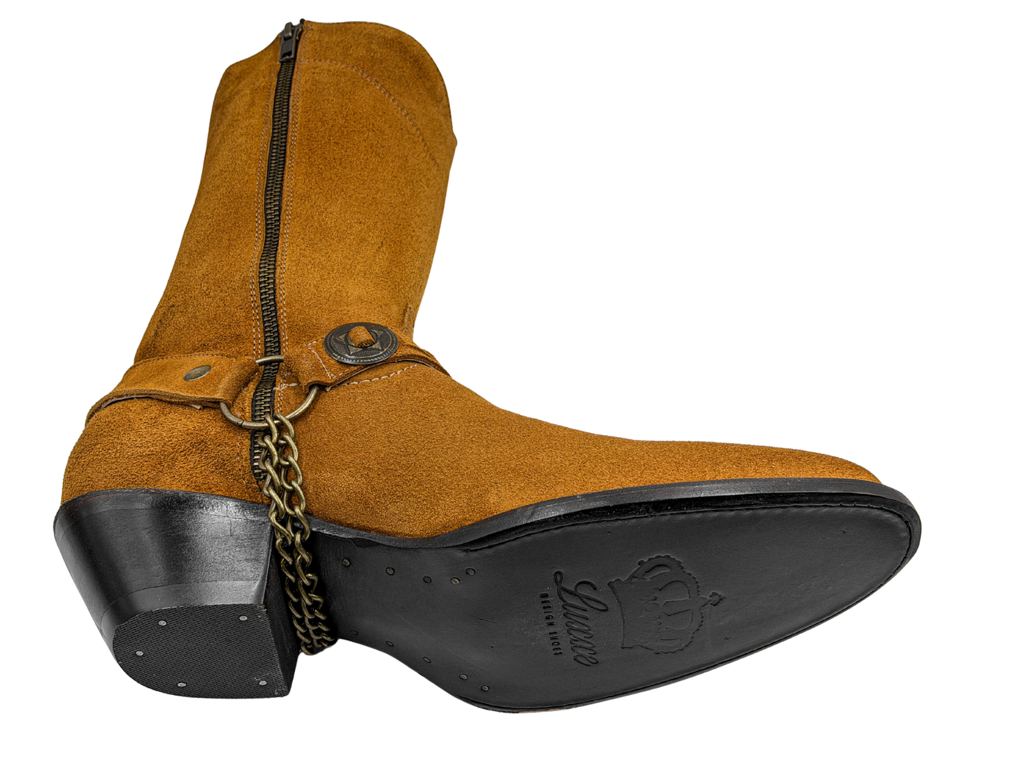 HIGH SUEDE CHESTNUT