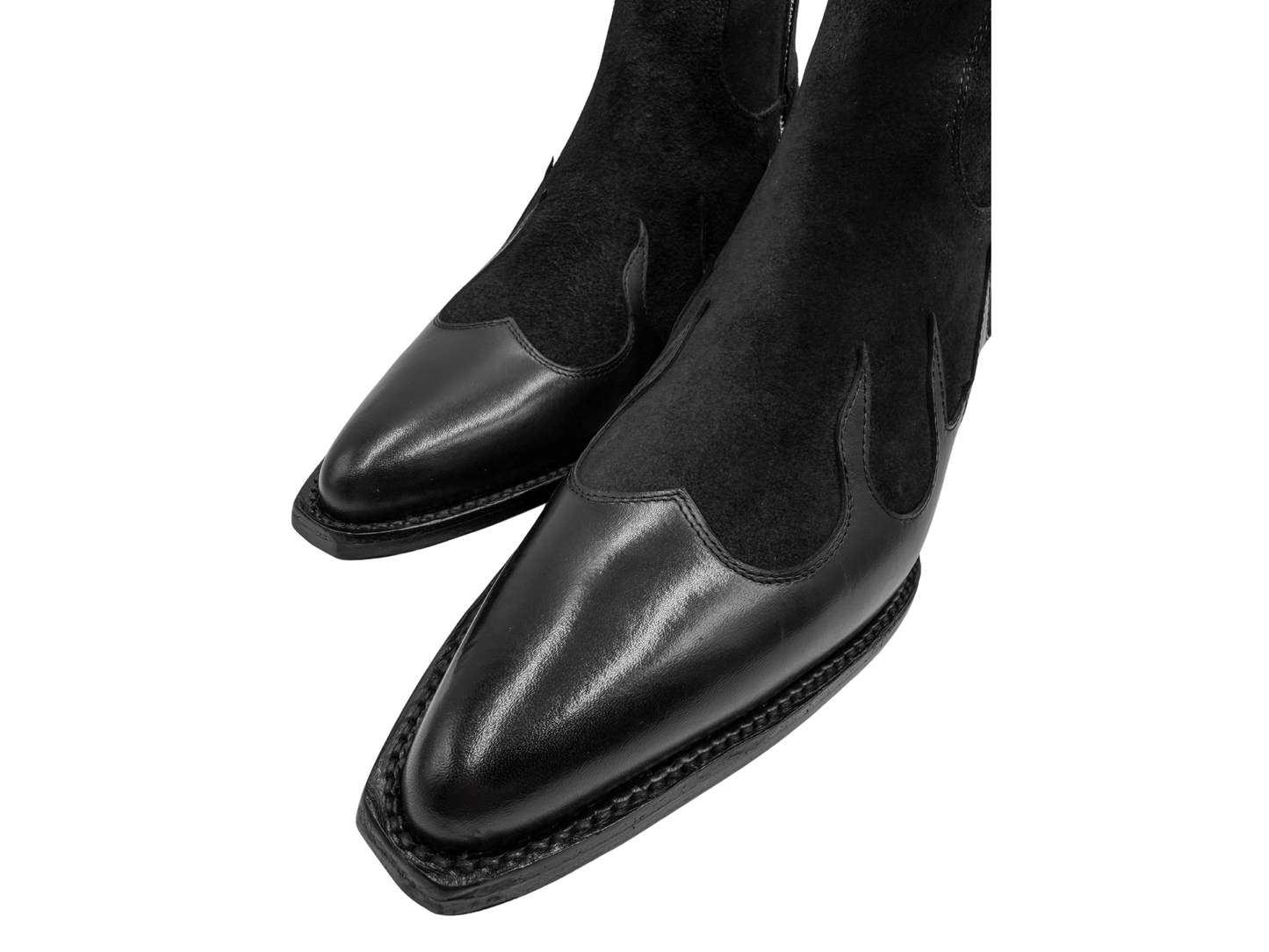 BLACK SUEDE FLAME