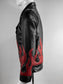 RED FLAMES BIKER