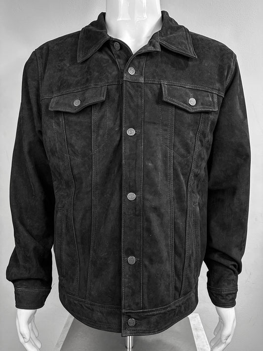 TRUCKER GAMUZA NEGRO