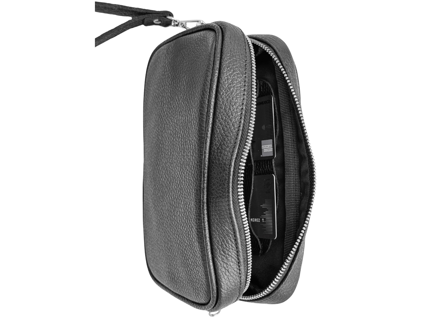 BLACK FLOATER NECESSARY BAG
