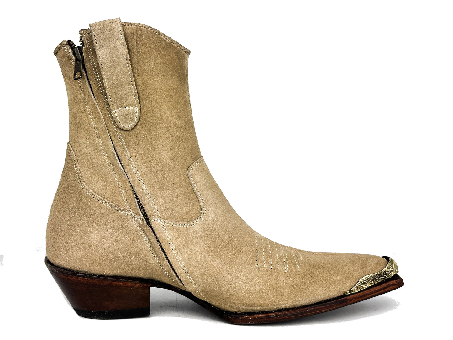 BEIGE WESTERN METAL
