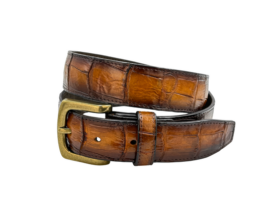 HONEY CROCO BELT