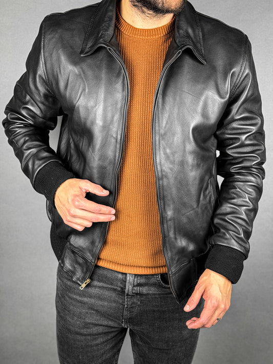 BLACK BOMBER AVIATOR