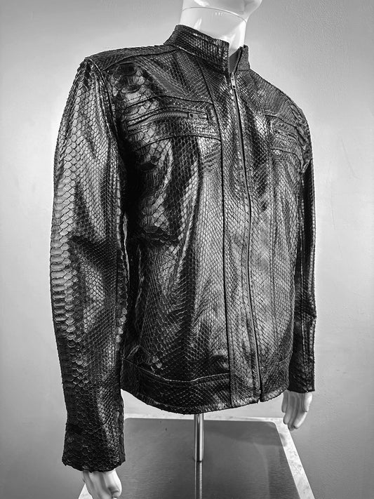 BLACK PYTHON JACKET