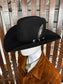 BLACK WESTERN HAT (FEATHER)