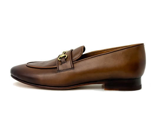 BROWN HORSEBIT LOAFER