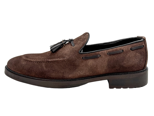 BROWN SUEDE LOAFER